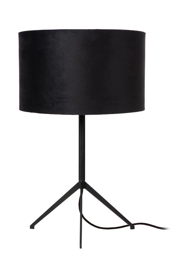 Lucide TONDO - Tischlampe - Ø 30 cm - 1xE27 - Schwarz - ausgeschaltet